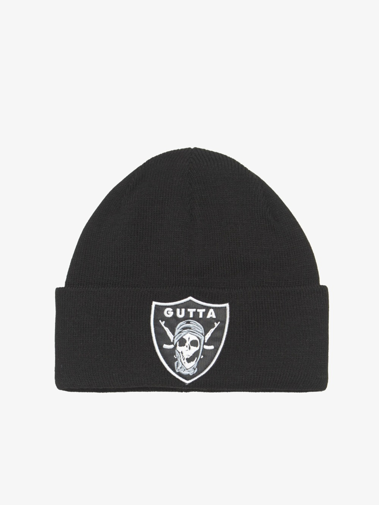 'RAIDER' BLACK BEANIE