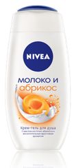 Duş geli \ Гель для душа Nivea Крем Абрикос увлажняющий с абрикосовым маслом и фруктовым ароматом 250 мл