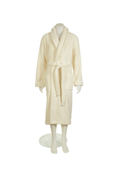 Халат махровый Hamam Sultan слоновая кость Турция силует