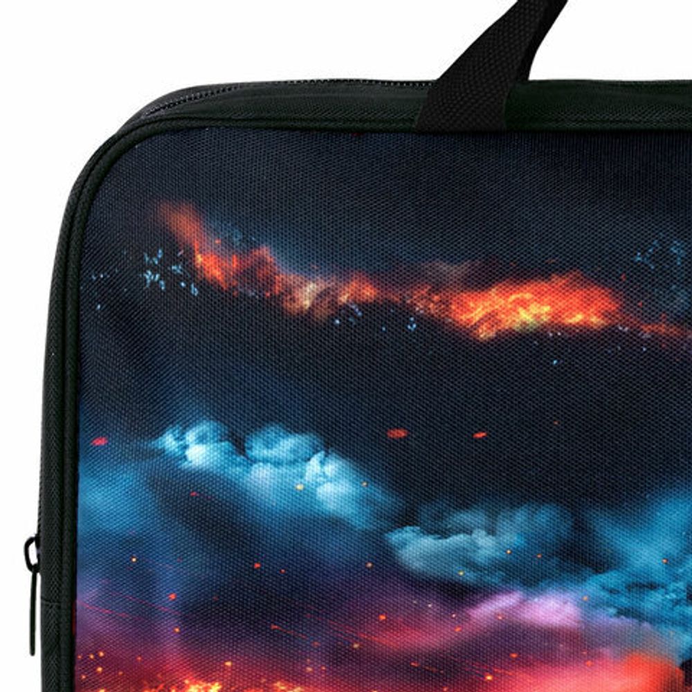 Папка на молнии с ручками BRAUBERG А4, 1 отделение, полиэстер, 80 мм, "Foggy car", 273305