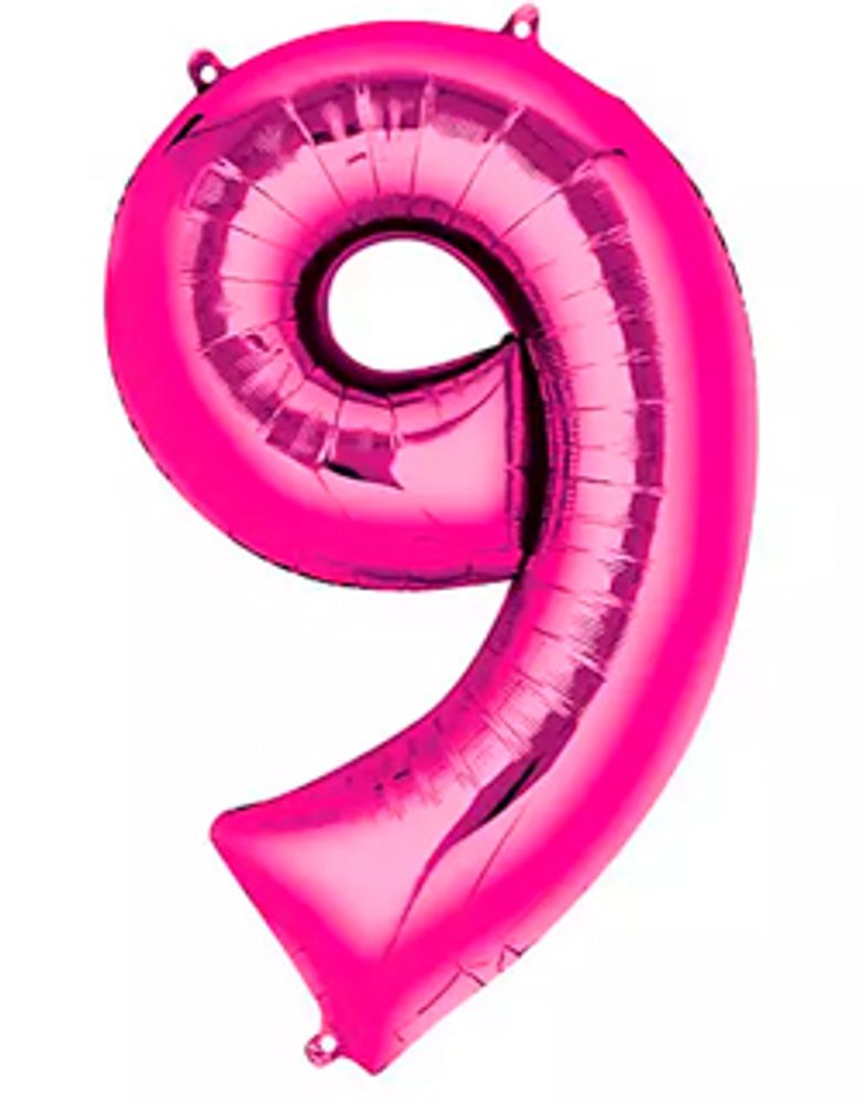 Цифра &quot;9&quot; Розовый