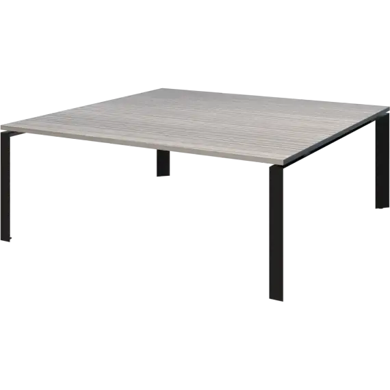 Стол переговорный на металлокаркасе НТМП.П-200.11  2000x1100x750 Аргентум-МП