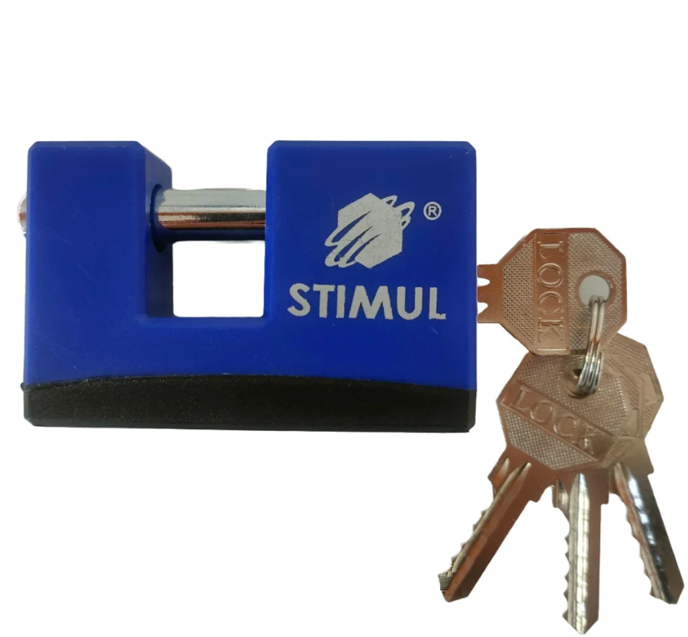 ЗАМОК НАВЕСНОЙ STIMUL КВАДРАТ 80ММ