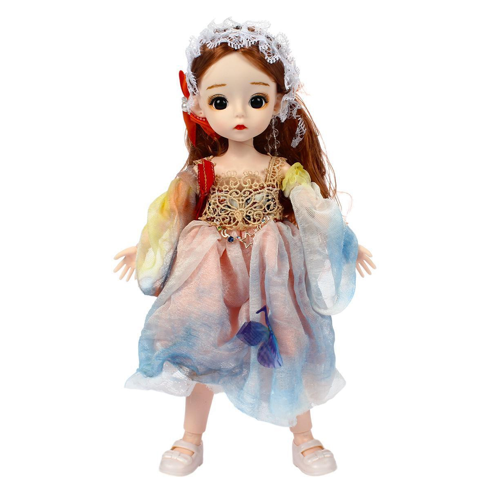 Кукла Классическая 39см с бабочкой, пакет YX209