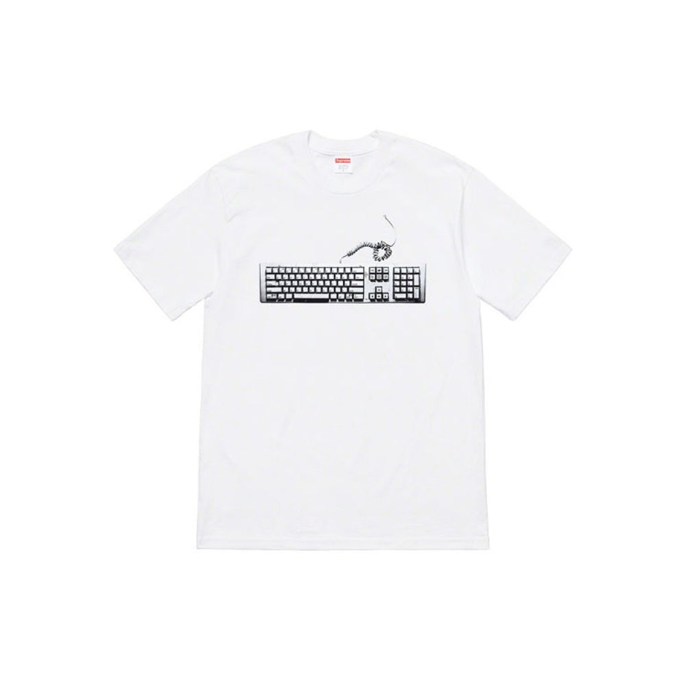 Supreme SS19 Keyboard Tee White T