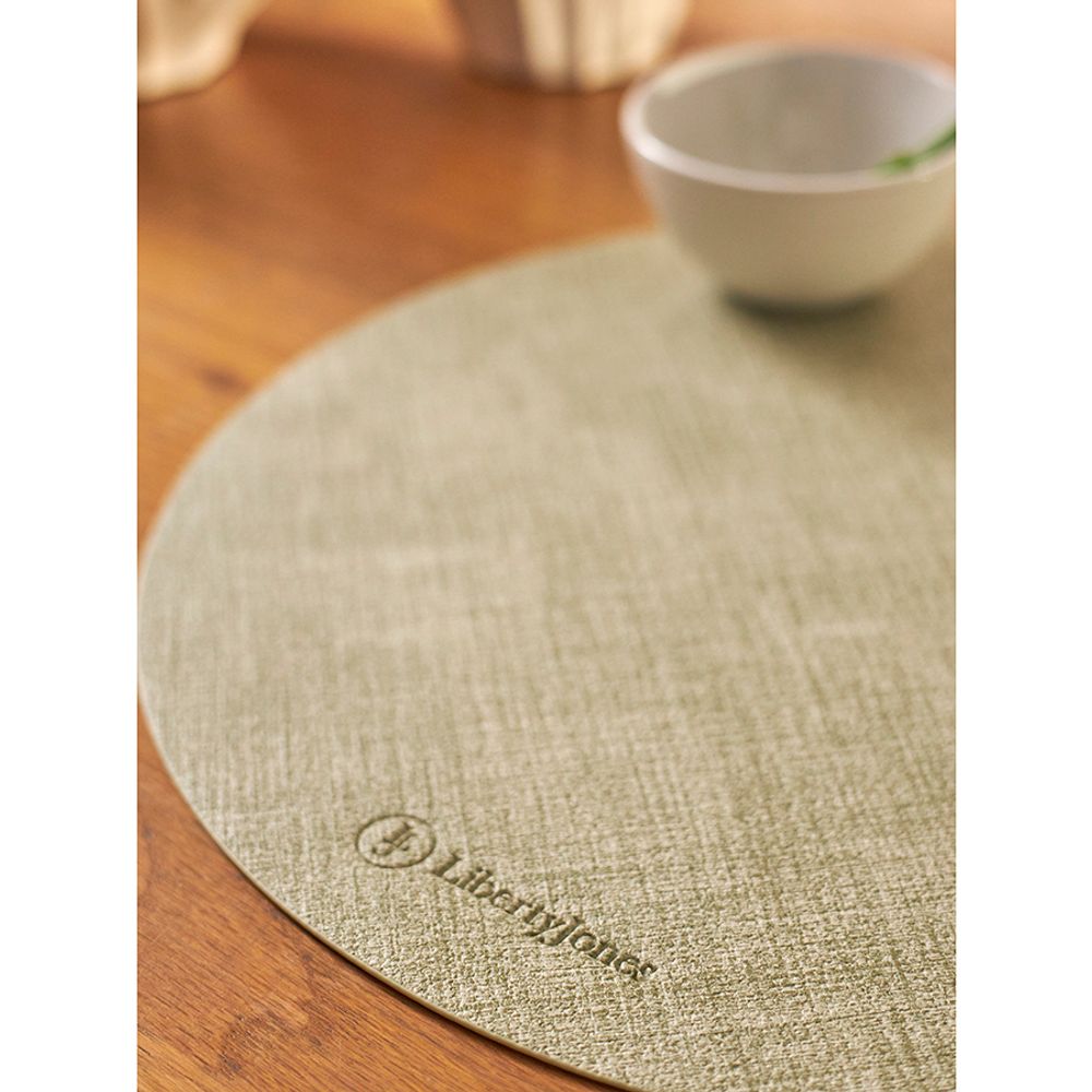 Набор из 4-х сервировочных салфеток Leanera, Ø35 см, мятные