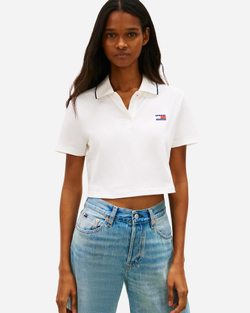 Поло женское TOMMY JEANS TJW CRP BADGE SS POL