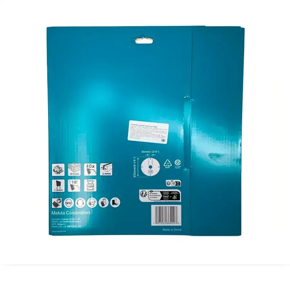 Пильный диск для дерева 235x30x2.5/1.6x40T Makita D-81094