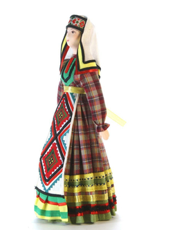 Кукла фарфоровая коллекционная Удмуртка