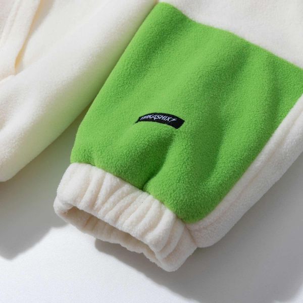 Толстовка Turbo fleece лаймовый / белый - фото 9