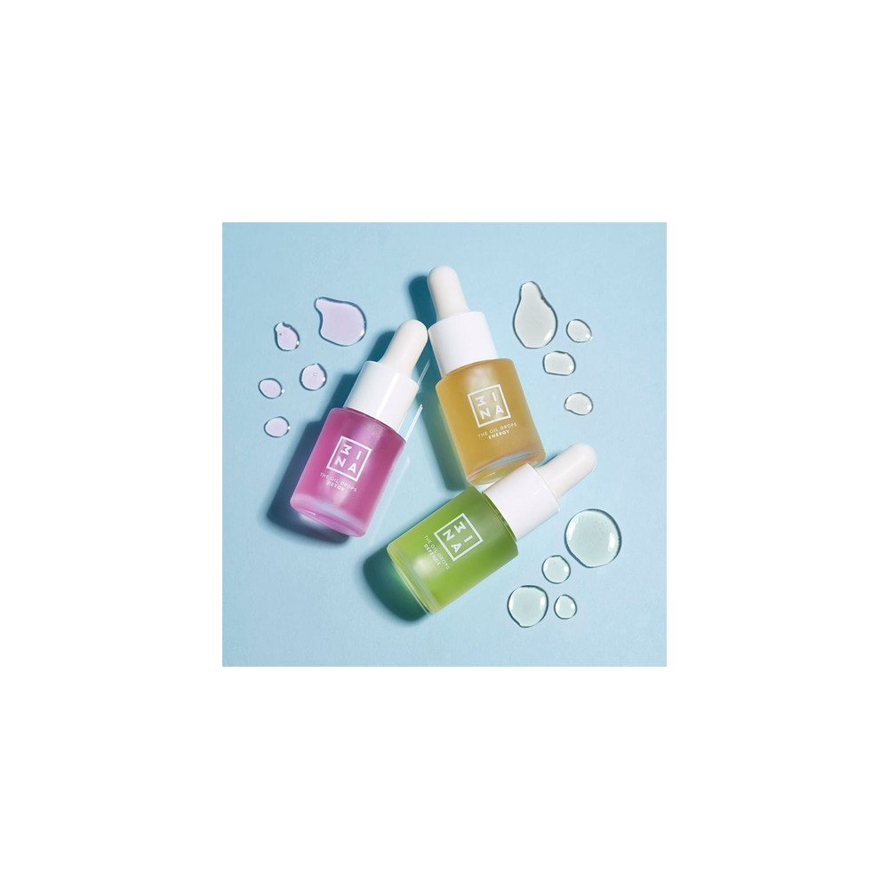 3INA Skincare The Oil Drops - бодрящая сыворотка для лица /  Energy 15  ml  / GTIN 8435446413770