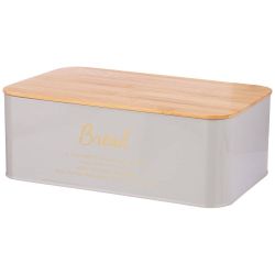 НАБОР ХЛЕБНИЦА 2 В 1 AGNESS "ТЮДОР" 6 Л 34*18*12,5 СМ, БАНКА ДЛЯ СЫПУЧИХ 1,1 Л 10*10*14 СМ 3 ШТ