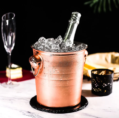 Кулер для шампанского 5л медный