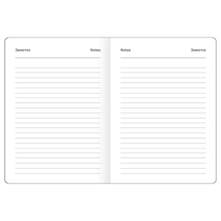 Ежедневник датированный 2026, А6, 7БЦ BG"Monochrome. Mulberry", розовый, soft touch DdА6_09624