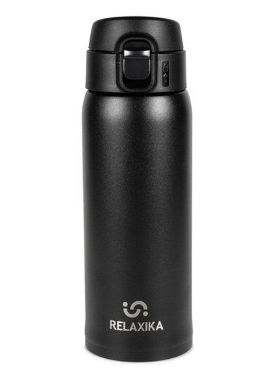 Термокружка Relaxika 701 (0,48 литра), черная