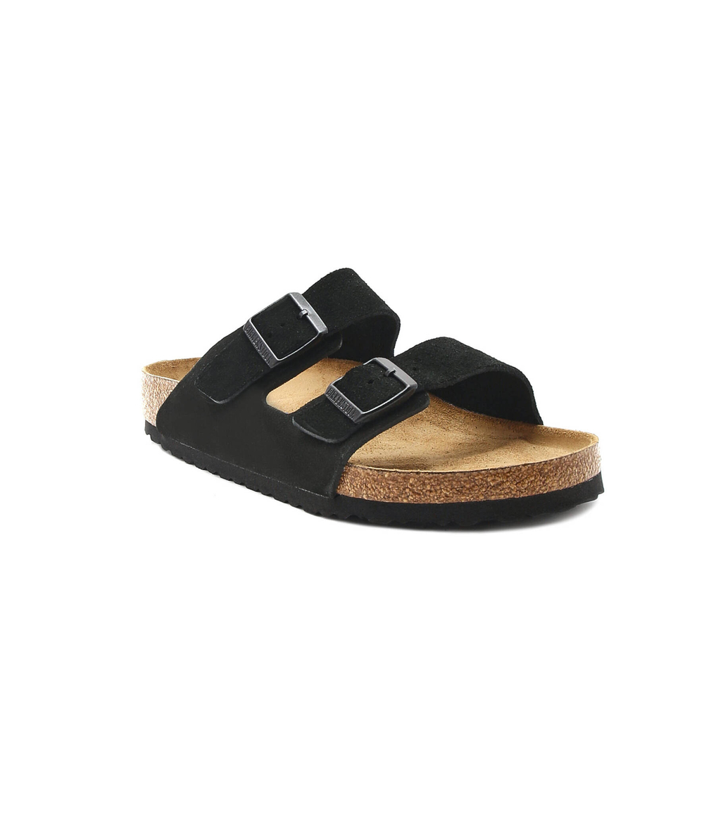 Кожаные шлепанцы arizona Birkenstock - черный(951321)