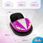 Аттракционная бамперная машинка «Светлячок» с дистанционным управлением и музыкой