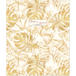 НОВИНКА! Тетрадь общая 48 листов на скрепке "Flowers&amp;Leaves"