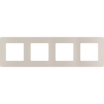 Рамка 4 поста слоновая кость ETIKA Legrand