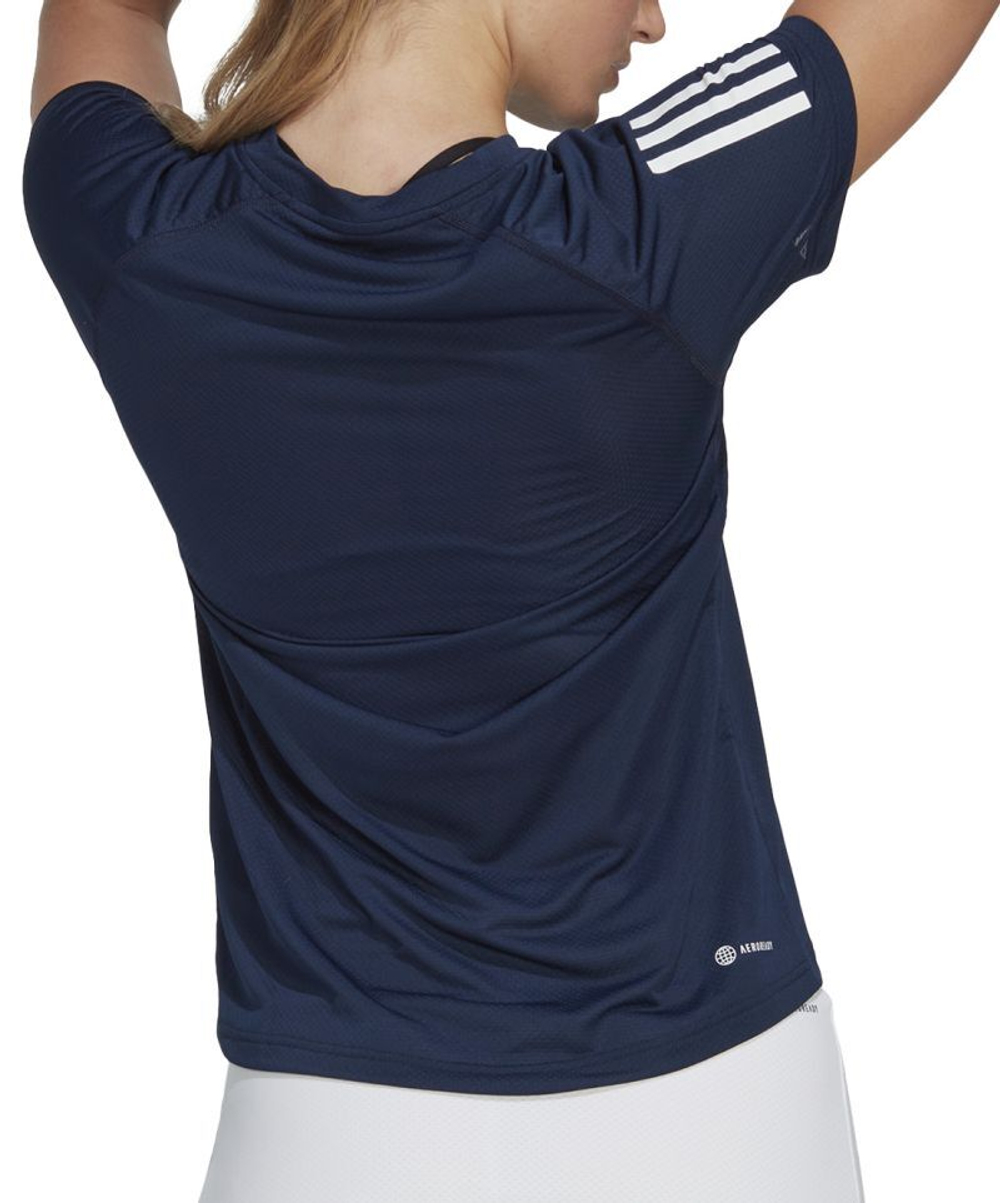 Женская теннисная футболка Adidas Club Tennis T-Shirt - collegiate navy