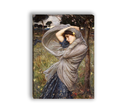 Картина для интерьера "Северный ветер", художник Уотерхаус, Джон, печать на холсте