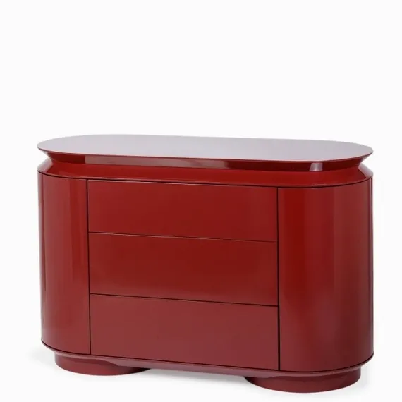 Комод Paula 120х50 см, красный глянец