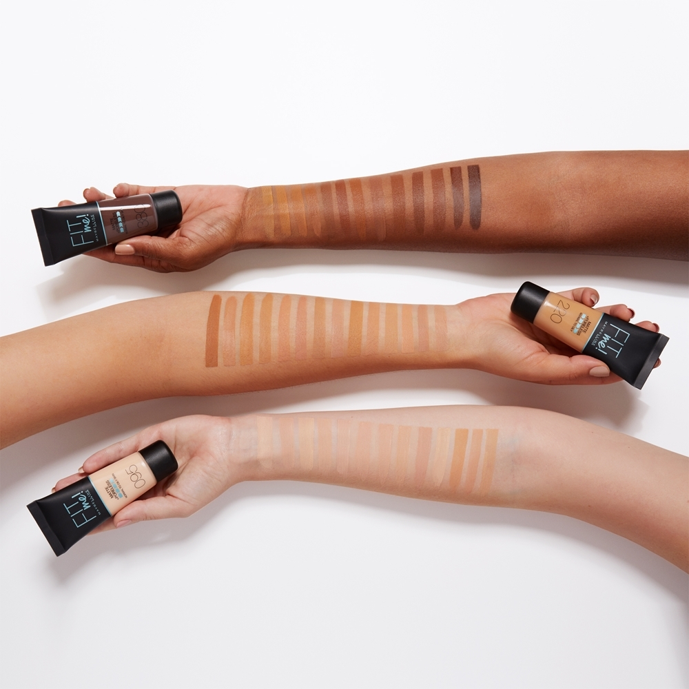 MAYBELLINE NEW YORK Fit Me! Matte+Poreless - Матирующая тональная основа для нормальной и жирной кожи, 30 ml