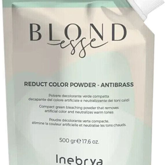 Blondesse green bleaching powder for hair (Reduct Color Powder - Antibrass) 500 g