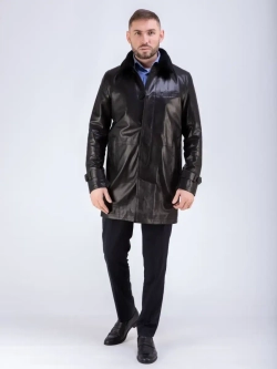 Куртка мужская кожаная, плащ мужской