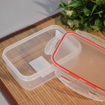 Контейнер для продуктов 0,5л прямоугольный с защелками "Modena" (бесцветный)