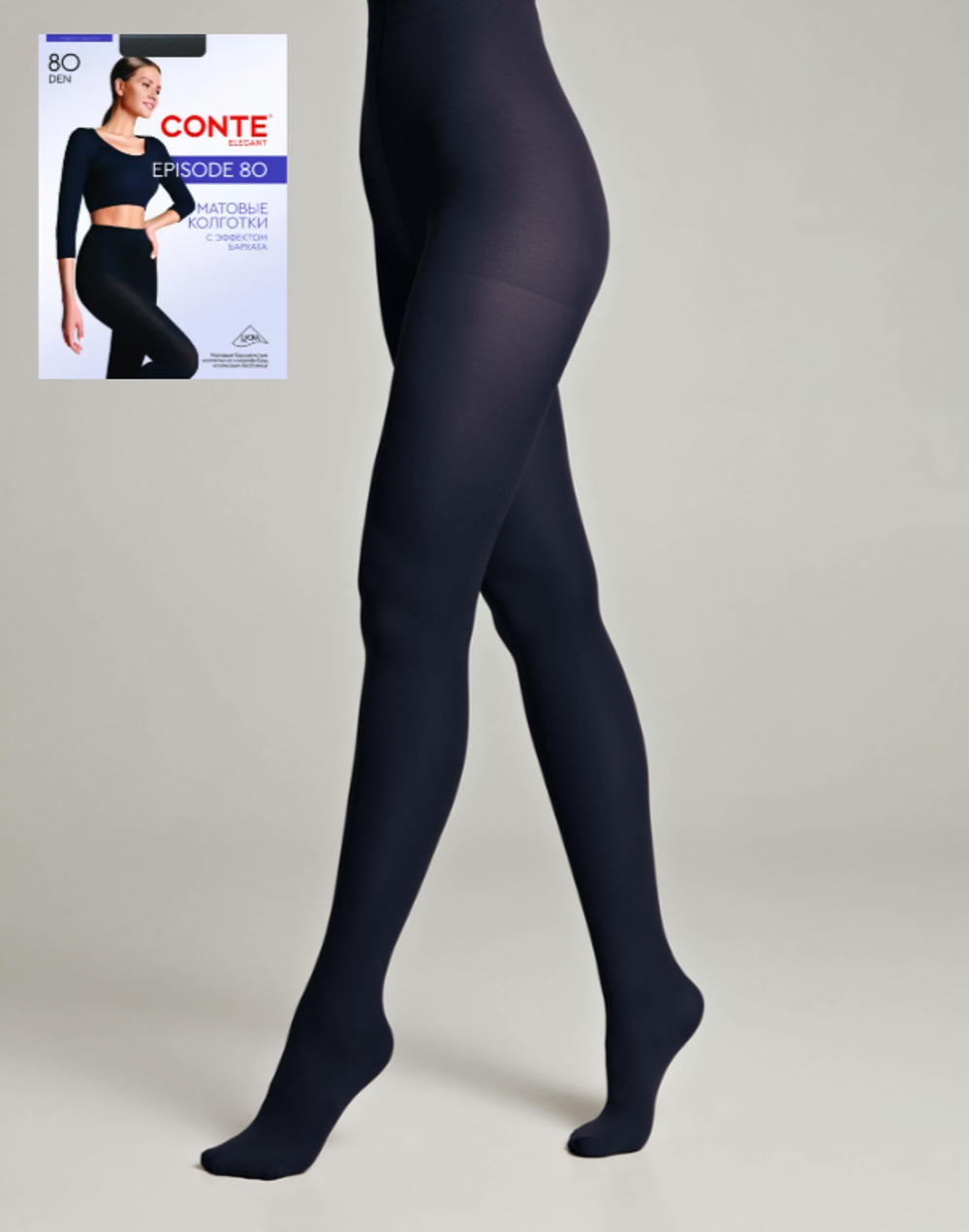 CONTE EPISODE 80 Колготки женские из микрофибры