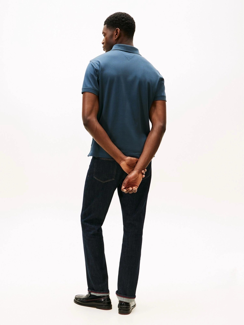 Поло Tommy Hilfiger Regular Fit Stretch Military Denim