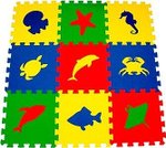 Набор мягких плиток разной тематики 33х33х9