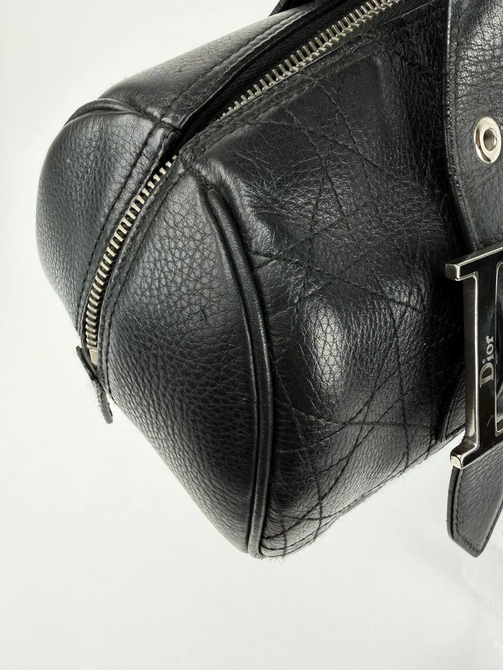 Сумка Christian Dior Cannage D-Buckle Bowling Bag