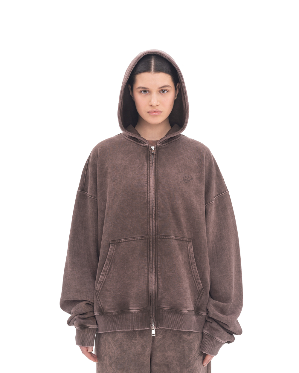 BROWN DUST HOODIE