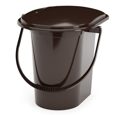 Ведро-туалет 17л, цвет мокко
