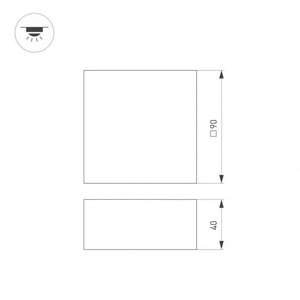 Светильник для потолка Грильято Arlight GRIGLIATO 038335