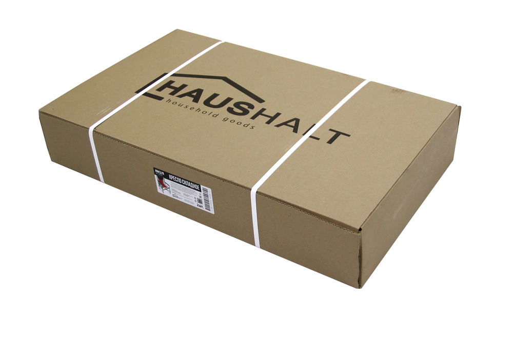 Кресло складное Хаусхальт ННС2/R арт.ННС2/R (2 шт в упаковке (каркас черный, ткань красная (винный))