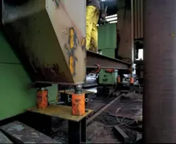 Алюминиевый домкрат Holmatro HAC 30 H 5 двойного действия с гидравлическим возвратом