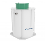 Станция глубокой биологической очистки
 Мультпласт СТ (Заубер) 8 вертикальный / 1600 л. в сутки / до 8 чел. / самотечный сброс / компрессорная аэрация (1380x1380x2410см;162кг;) - арт.552038