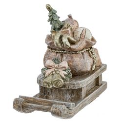 GAEM Фигурка декоративная "Мешок с подарками", L12 W5,5 H9,5 см