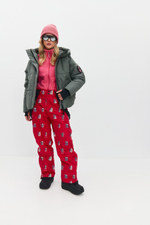 Брюки горнолыжные утепленные (маджента\пурпурные)