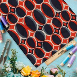 Ткань премиум интерлок авангардные иллюзии