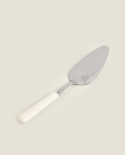 ZARA HOME ЛОПАТКА ДЛЯ ТОРТА ИЗ НЕРЖАВЕЮЩЕЙ СТАЛИ, КРЕМОВЫЙ