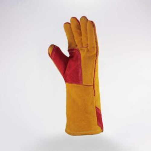 Краги спилковые с усиленной ладонью