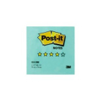 Блок с л/к 76*76 3М Post-it 100л. бирюзовый неон Optima Весна 654-ONB