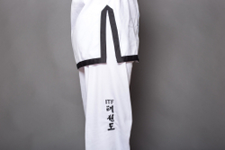 Добок ITF ProfSport (черный кант)