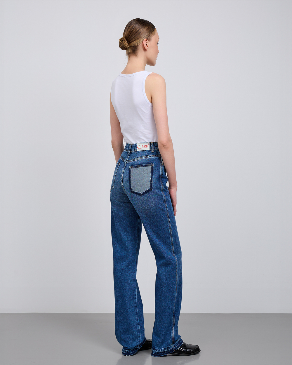 Джинсы STRAIGHT DOUBLE PANTS Blue