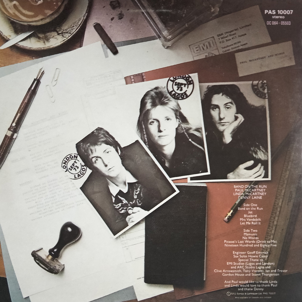 Wings / Band On The Run (LP)