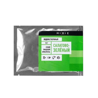 Краситель сухой MIXIE салатово-зеленый, 10г
